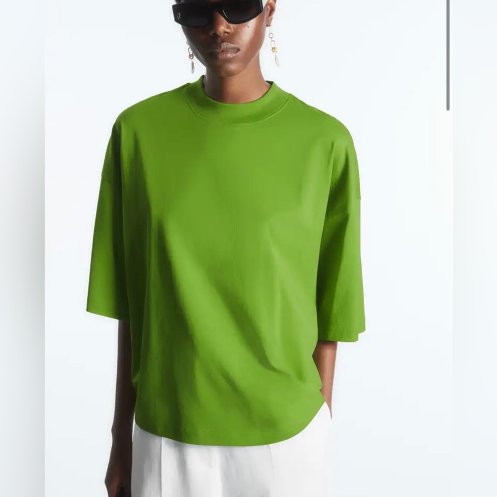 4 Cos THE FULL VOLUME T-SHIRT Green,Purple Stripe, White, Black